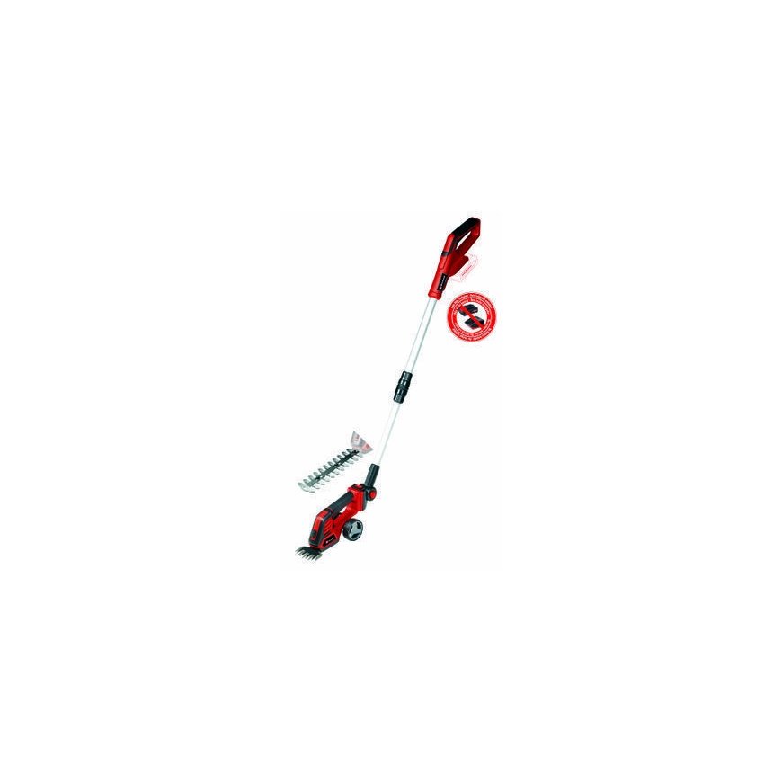 Einhell GE-CG 18/100 Li T-Solo akumuliatorinės žolės žirklės 10 cm 18 V Juoda, Raudona – 2