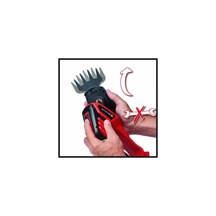 Einhell GE-CG 18/100 Li T-Solo cordless grass shear 10 cm 18 V Black, Red – 5