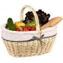 Kesper Austas picnic basket with fabric lining, 45 x 34 cm Kesper Austas picnic basket with fabric lining, 45 x 34 cm