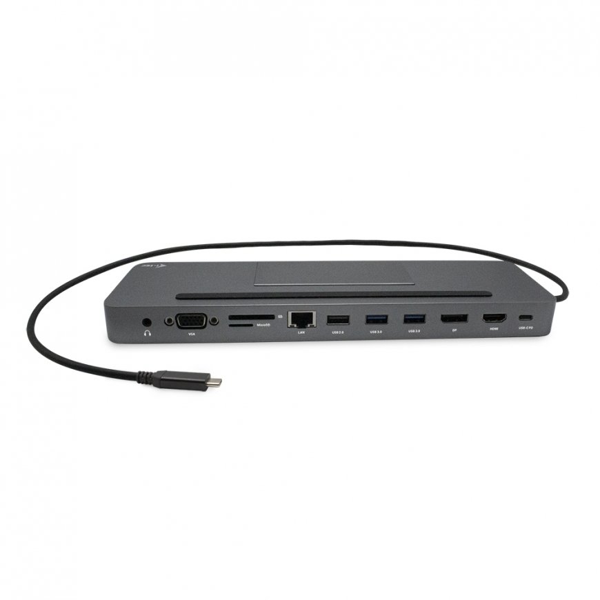 i-tec Metal C31FLATPRO100 sülearvuti dokk ja pordireplikaator Juhtmega ühendatud USB 3.2 Gen 1 (3.1 – 3