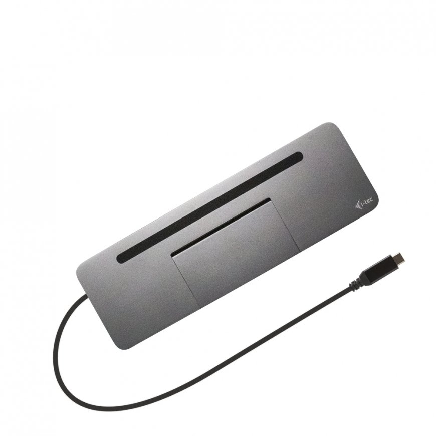 i-tec Metal C31FLATPRO100 dokstacija Vadu USB 3.2 Gen 1 (3.1 Gen 1) Type-C Pelēks – 4