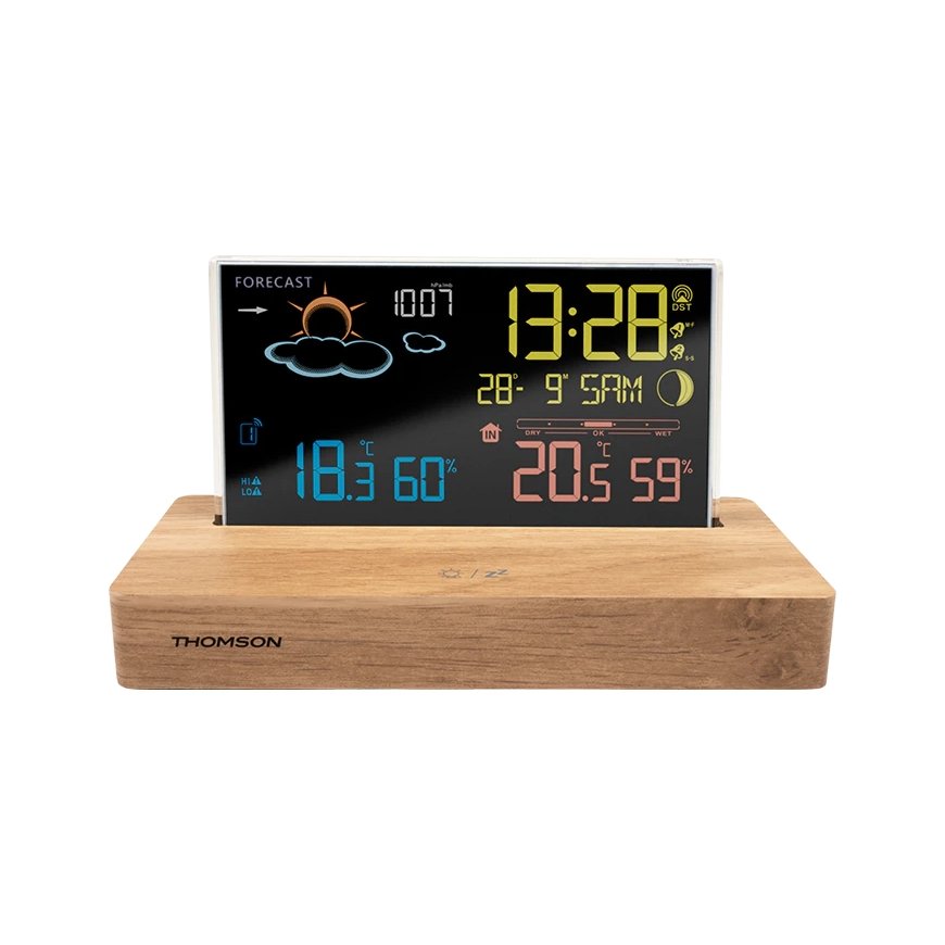 Thomson CT610 digitaalne ilmajaam Puit LCD Elektritoide/akutoide