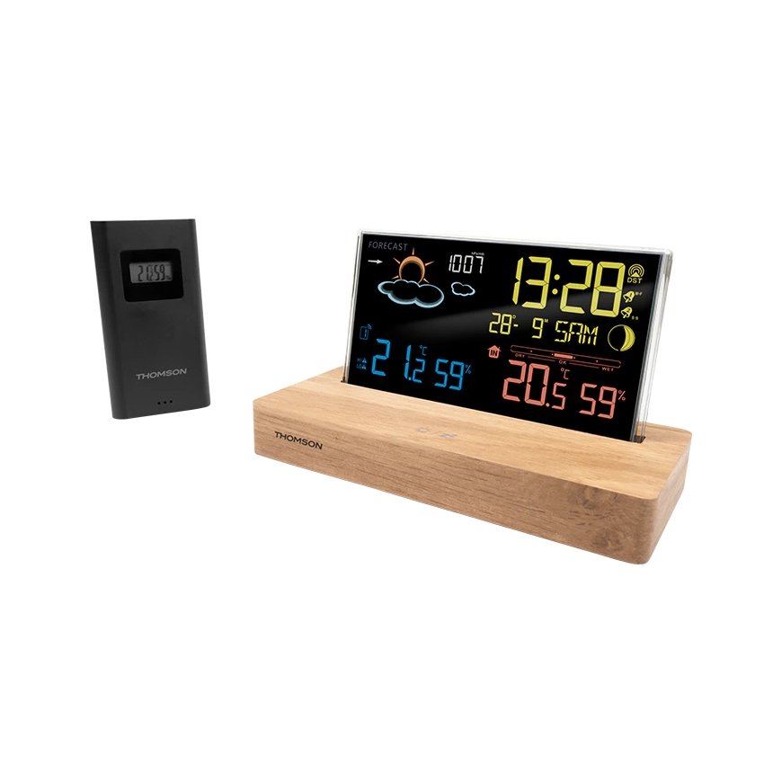 Thomson CT610 digitaalne ilmajaam Puit LCD Elektritoide/akutoide – 3