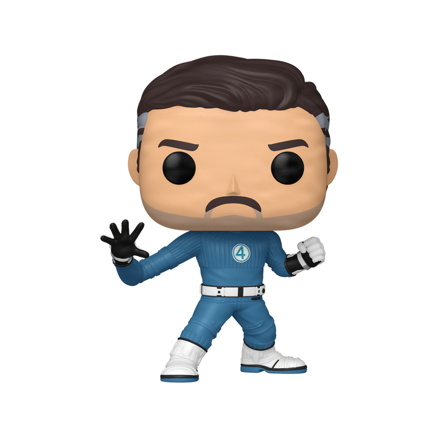 FUNKO POP! Vinilinė figūrėlė: Marvel: Fantastiška ketveriukė: Pirmieji žingsniai - Misteris Fantastiškas – 3