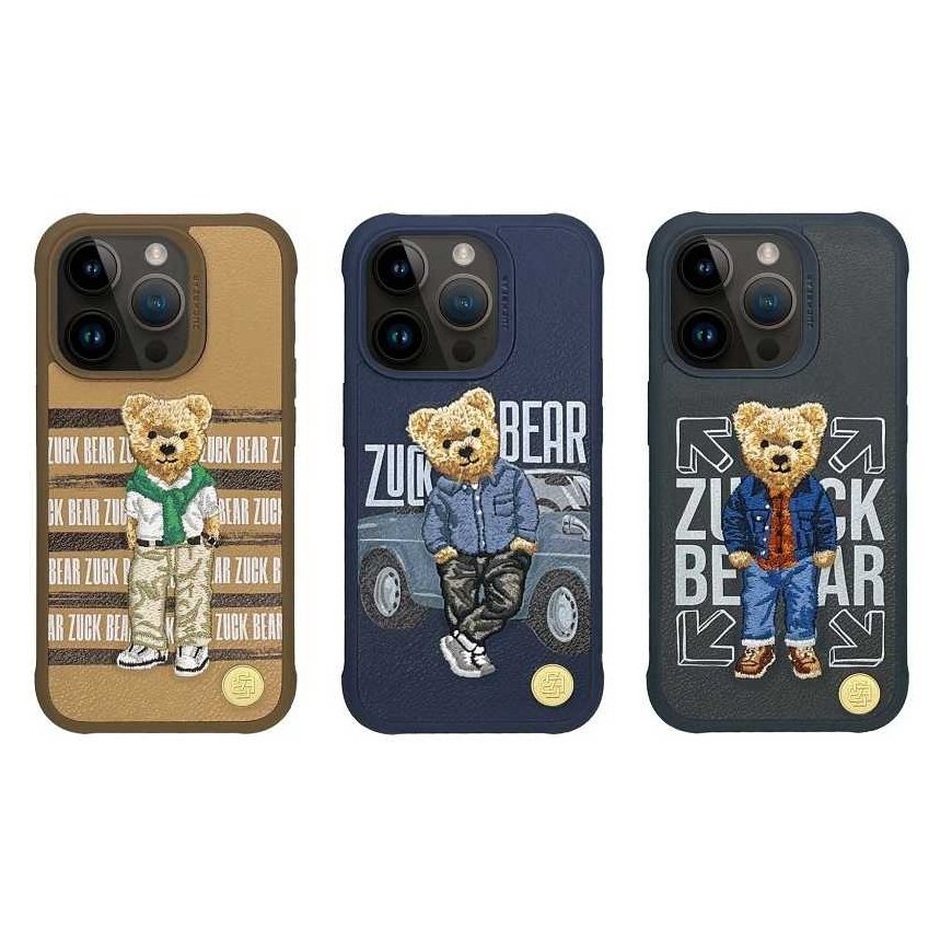 ZuckBear ZUCK BEAR case SAN FRANCISCO FORTUNE, designed for IPHONE 15 Pro social vibration – 2