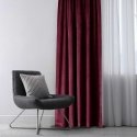 Шторы VELVET красного цвета в классическом стиле, тип материала - текстиль, бархат 140x245 AmeliaHome
