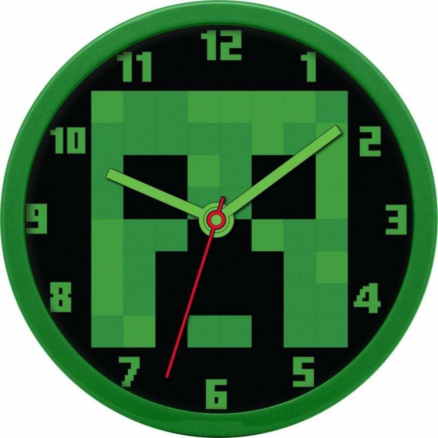 Lapset Euroswan Espanja Minecraft seinäkello – 3