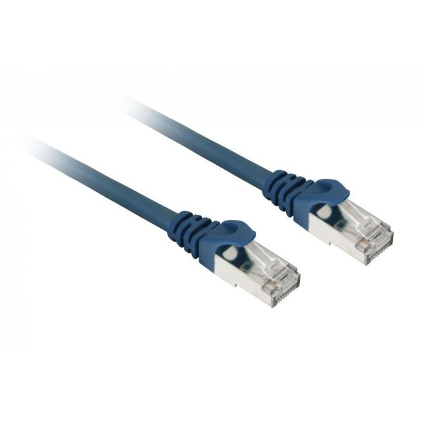Sharkoon Patchkabel SFTP, RJ-45, ar Cat.7a izejvielu (zils, 10 metri)