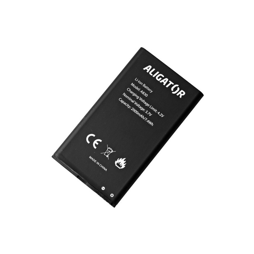 Aligator A830BAL запчасти для мобильного телефона Аккумулятор Черный