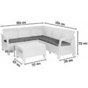 Lauko baldų komplektas Keter 29202123599 Corfu Relax sodo baldų komplektas Lauko baldų komplektas Keter 29202123599 Corfu Relax sodo baldų komplektas