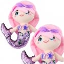 Lean Toys Soft Mermaid Toy with Sparkling Scales 28 cm Lean Toys Soft Mermaid Toy with Sparkling Scales 28 cm