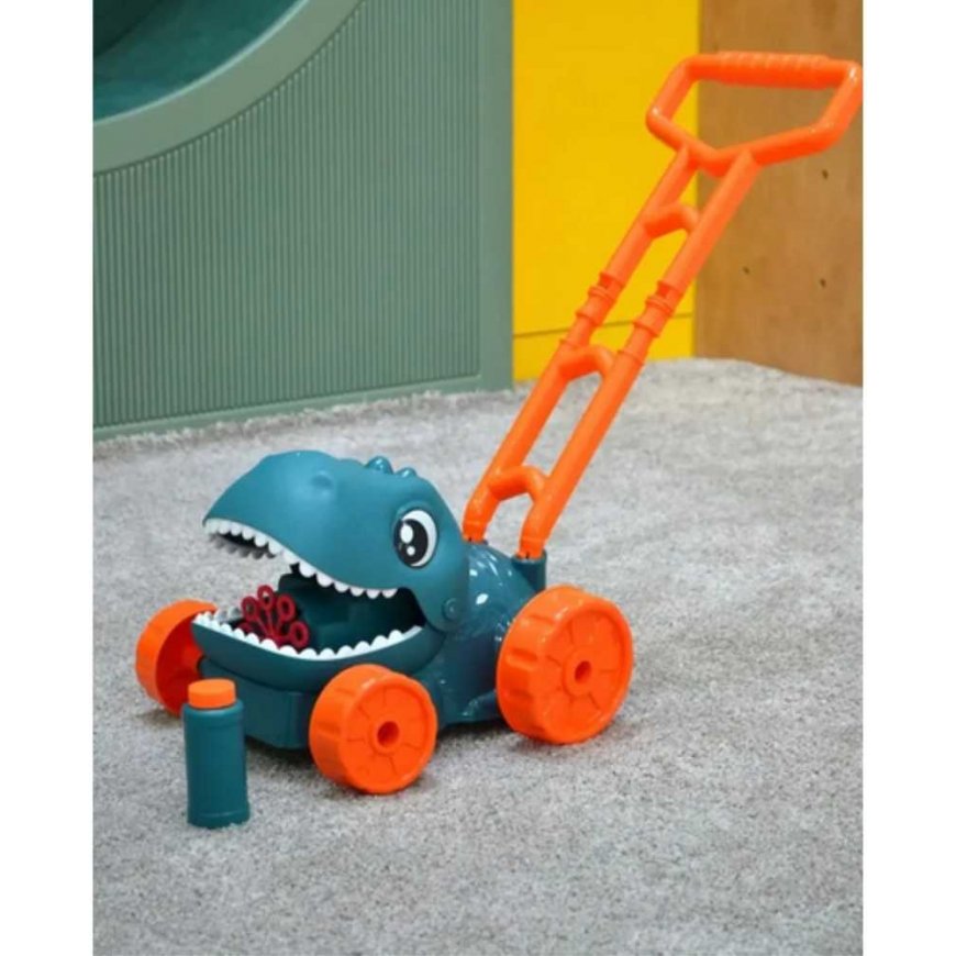 WOOPIE Dino lawn mower with soap bubbles, dinosaur, and liquid – 2