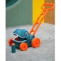 WOOPIE Dino lawn mower with soap bubbles, dinosaur, and liquid