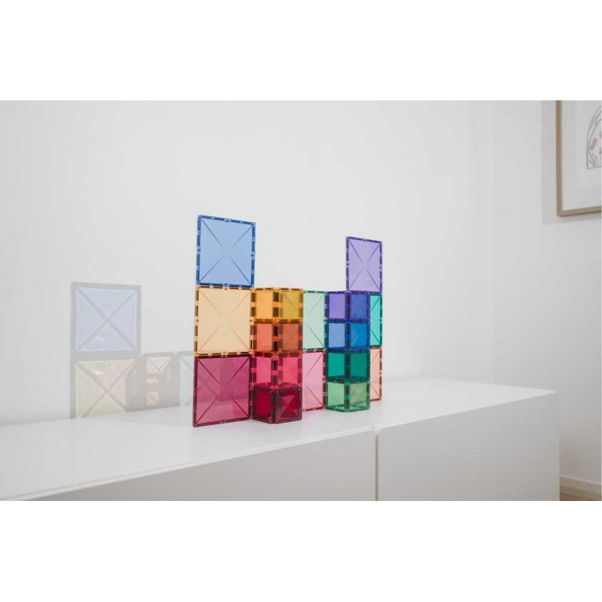 „Connetix“ – pastellide ruutude pakend, 40 tk. (CT-P-00040-SQ) – 2