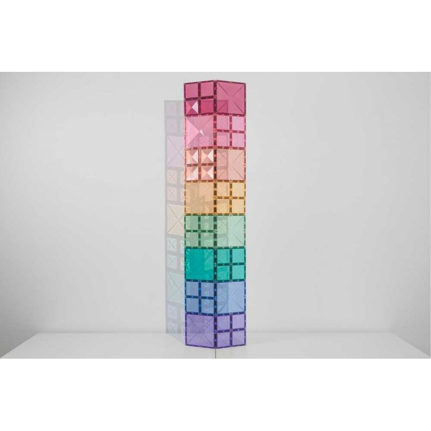 "Connetix" - pastel square tiles pack, 40 pcs. (CT-P-00040-SQ) – 3
