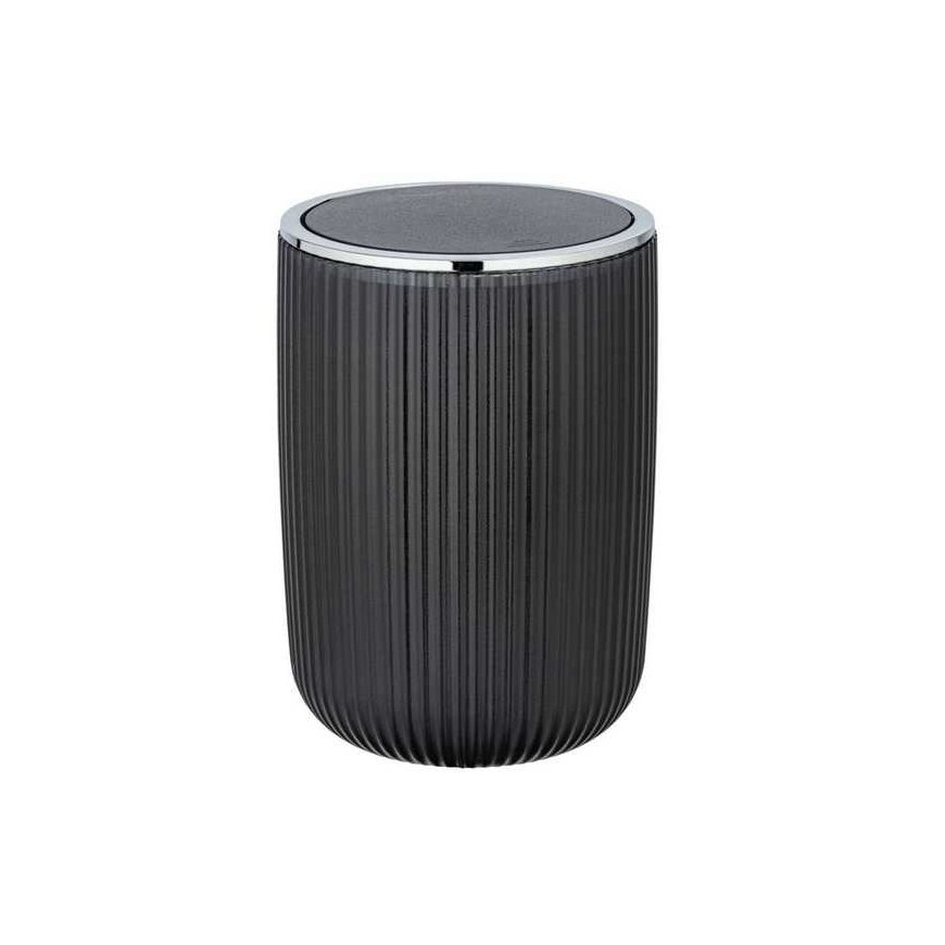 Bathroom Trash Can AGROPOLI, 27 cm, gray, WENKO – 5