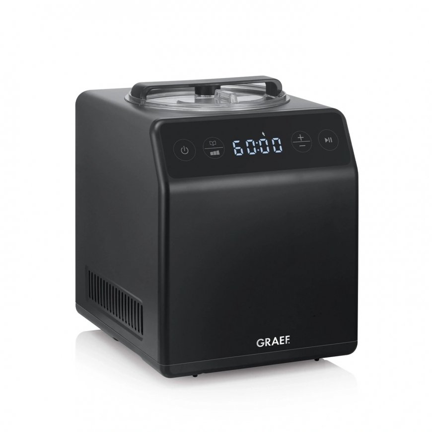 Graef IM706EU Jäätelökone-kompressori 2 L 180 W musta