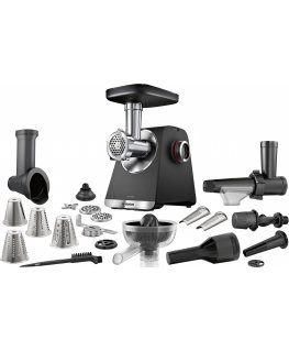 Bosch Serie 4 MultiPower MFWS682B gaļas maļamais, 2100 W, melns