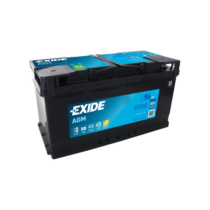 Exide EK960 automašīnas akumulators AGM (Absorbējošā