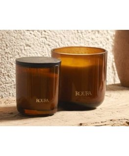 Roura Candle ICON Amber, scented, D 8 cm, H 9 cm, up to 35 h, pcs