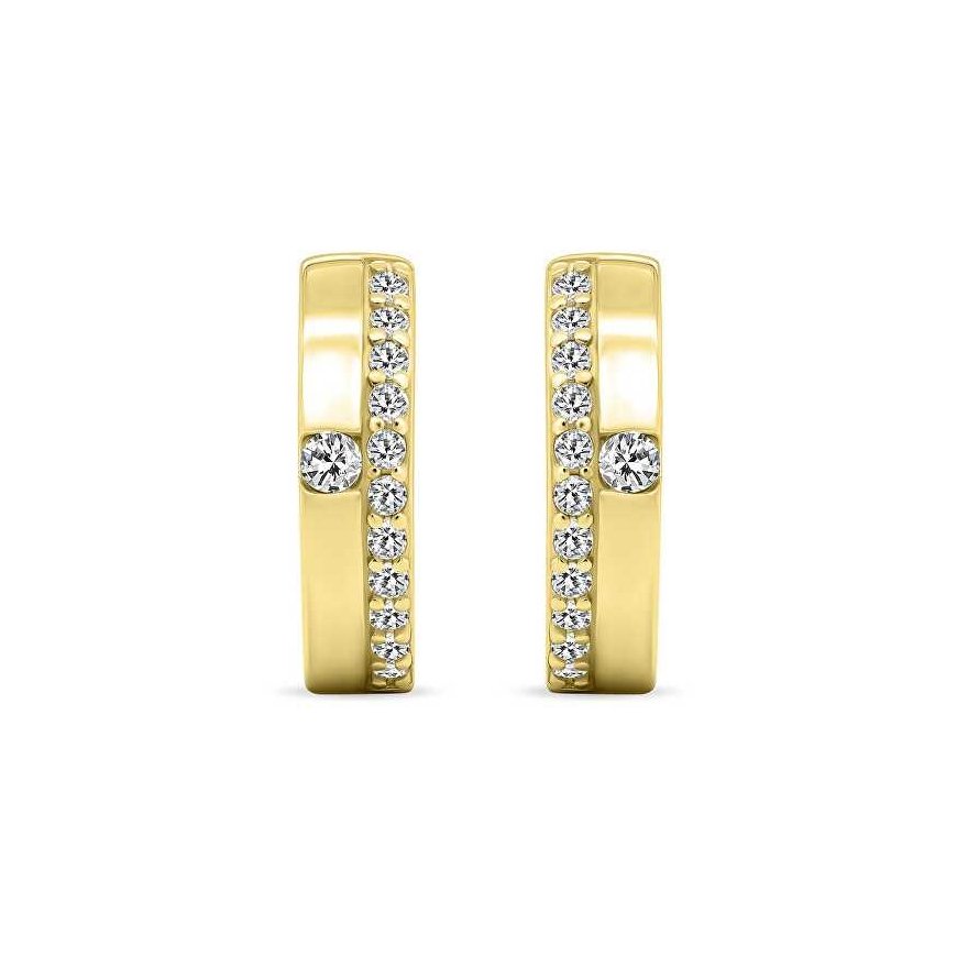 Brilio Silver Popular gold-plated rings with zirconia EA471Y – 2