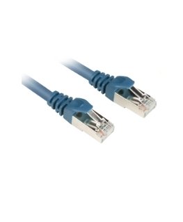 Sharkoon 0.25m Cat.6 S/FTP networking cable Blue Cat6 S/FTP (S-STP)