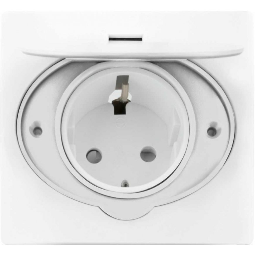 Orno Герметичная электрическая розетка, IP44, 1x2P+Z (Schuko), белая – 2