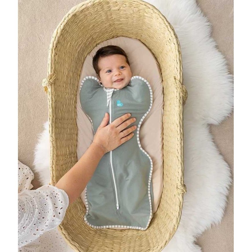Love To Dream Swaddle UP - size XS - dark olive - STAGE 1 Original – 2