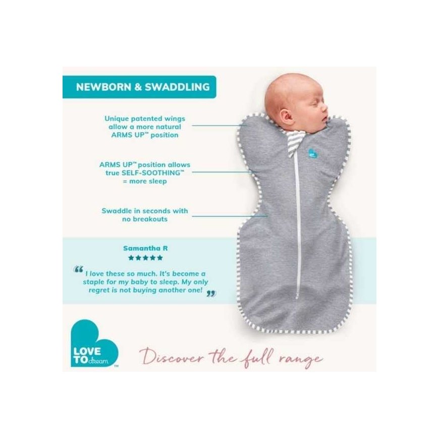 Love To Dream Swaddle UP - size XS - dark olive - STAGE 1 Original – 3
