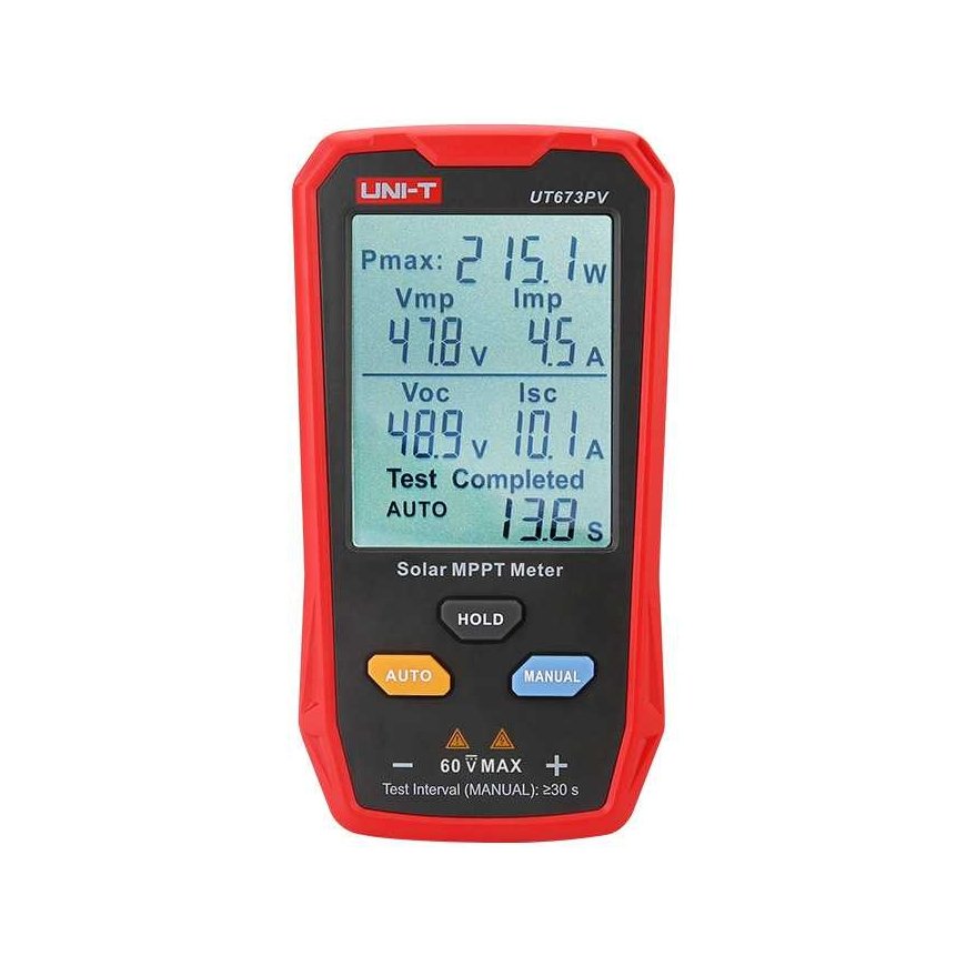 Uni-Trend MPPT testers, 5-800W, 0-35A, 12-60VDC