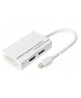 Digitus DB-340509-002-W видео кабель адаптер 0,2 m Mini DisplayPort DVI-D Белый