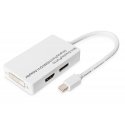 Digitus DB-340509-002-W video kabeļu aksesuārs 0,2 m Mini DisplayPort DVI-D Balts