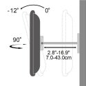 Techly ICA-PLB 147XL telerikinnitus 177,8 cm (70") Must Techly ICA-PLB 147XL telerikinnitus 177,8 cm (70") Must