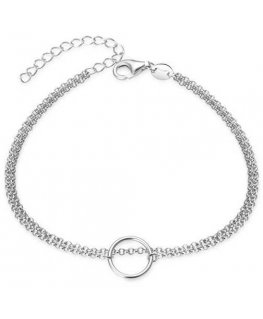 Beneto Decent double silver bracelet AGB734/21