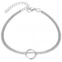 Beneto Decent double silver bracelet AGB734/21 Beneto Decent double silver bracelet AGB734/21
