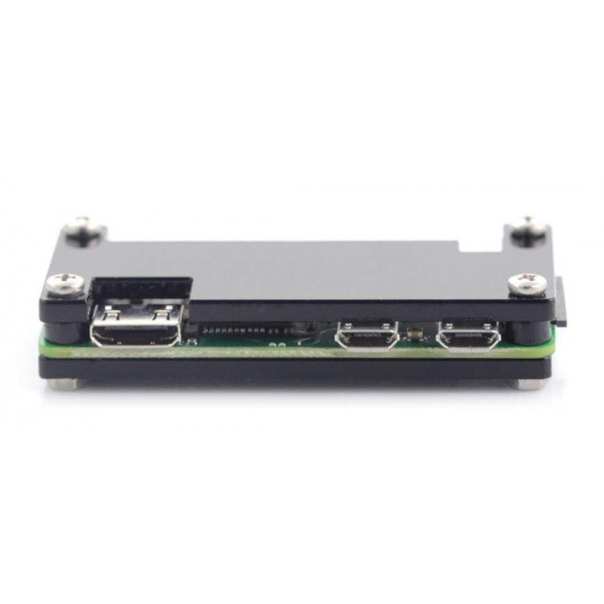 Корпус Gravlaser для Raspberry Pi Zero, Fluo Open, черный – 2