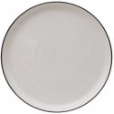 Secret De Gourmet PIECES ALIX porcelāna vakariņu šķīvji, ar melnu malu, 6 gab. x 27 cm Secret De Gourmet PIECES ALIX porcelāna vakariņu šķīvji, ar melnu malu, 6 gab. x 27 cm