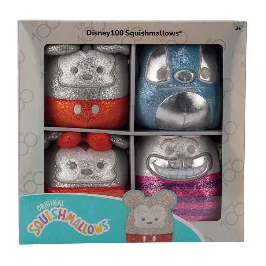 Jazwares Squishmallows Disney -pakkaus 4 pehmoa 12 cm