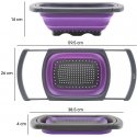 Zyle Silicone Strainer with Retractable Handles, ZY989PST