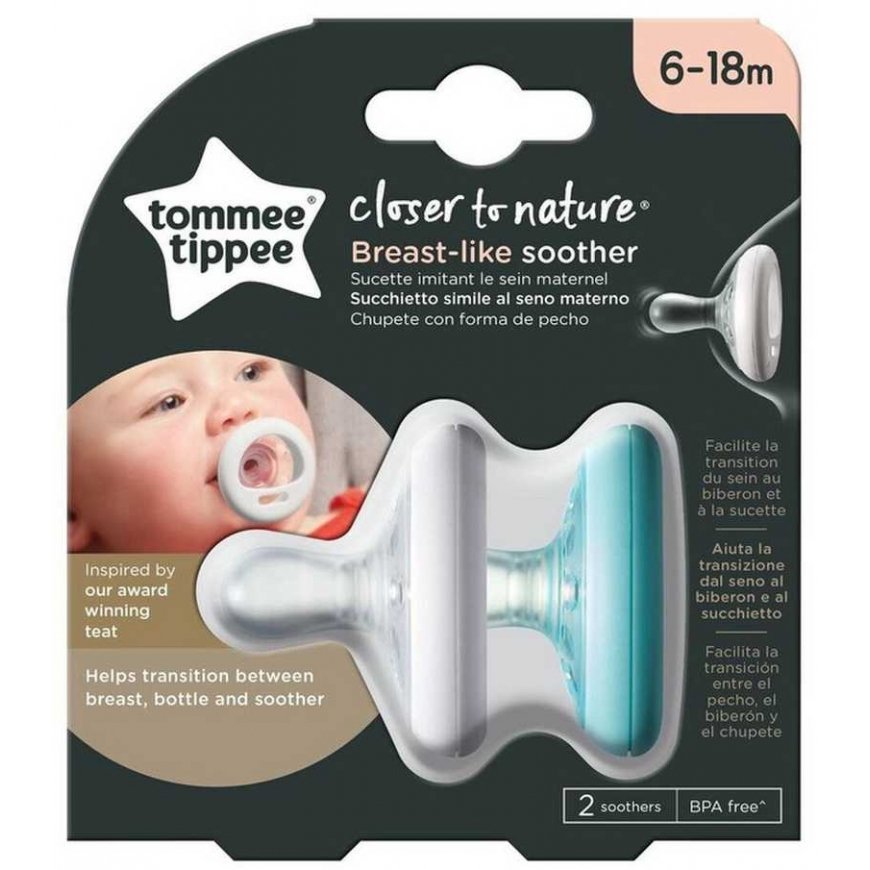 TOMMEE TIPPEE pacifiers, 6-18 months, 2 pcs, 433628