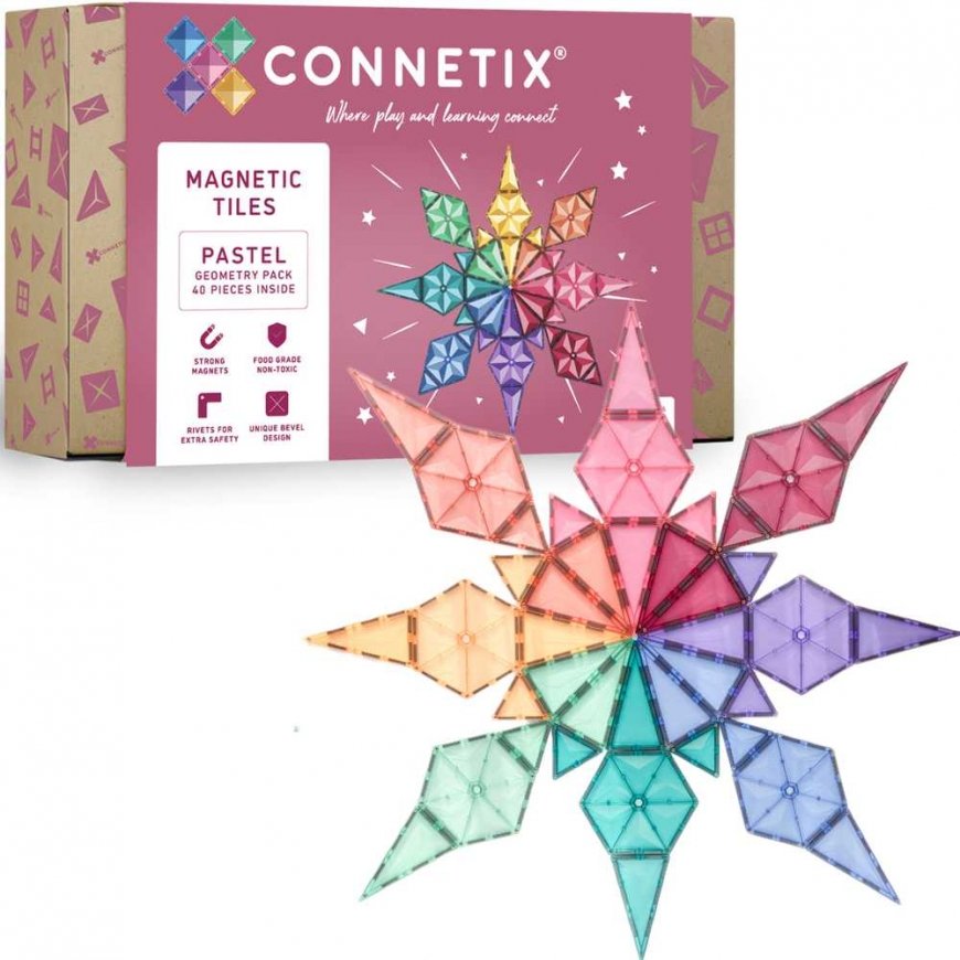 Connetix Pastel Geometric Set 40 pieces – 4