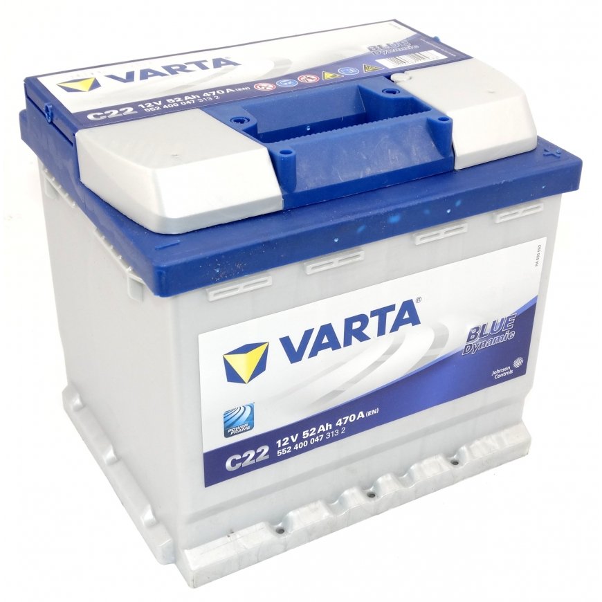 Varta Akumulators VARTA 12V 52Ah/470A (P+)