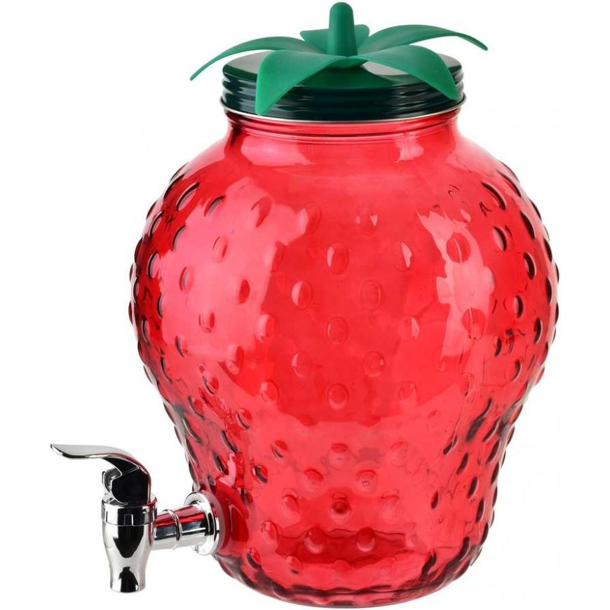 Lumarko Allesken MODERN KITCHEN Glass container with tap 4L