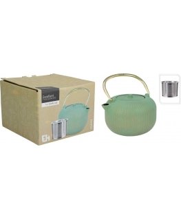 Mondex Cast Iron Kettle 1000ML Green