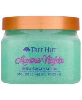 Tree Hut Aurora Nights Shea Sugar Scrub ķermeņa skrubis, 510 g