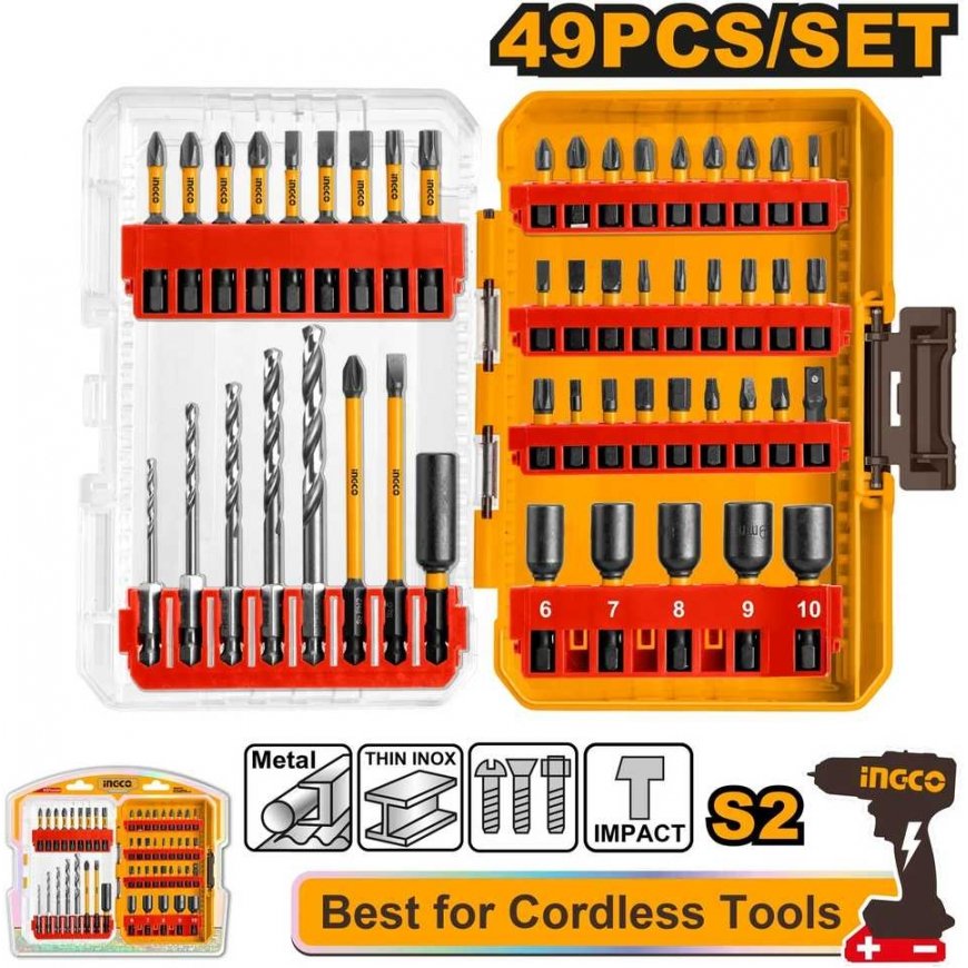 Ingco bit set 49 pcs – 2