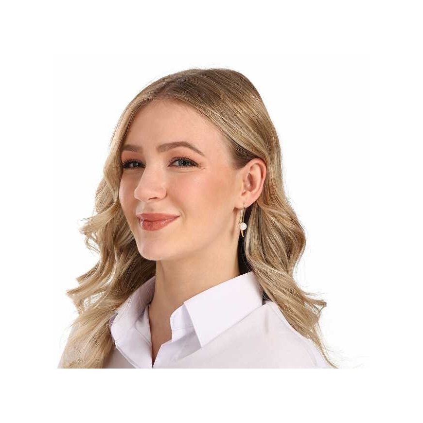 Jwl Luxury Pearls Элегантные позолоченные серьги с жемчугом JL0856 – 2