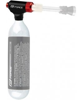 inflator FORCE PUFF 3.0 CO2 kasseti jaoks, alumiinium