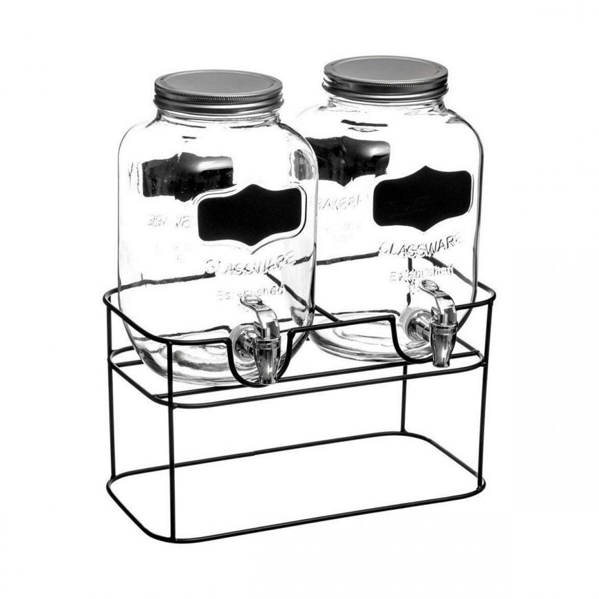 Gourmet Dvigubas jookide jaotur riiulil, 4L x 2