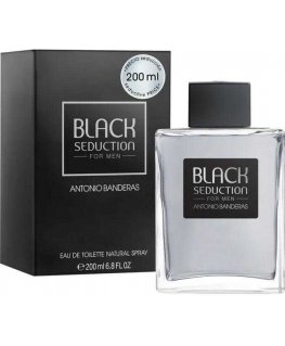 Antonio Banderas Black Seduction EDT Eau de Toilette for men, 200 ml
